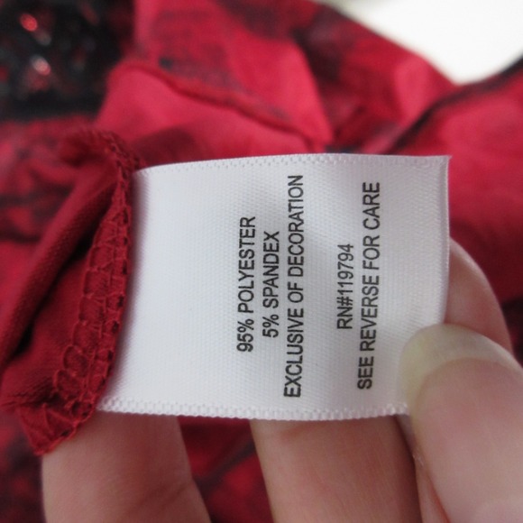 One World Top Plus 1X Floral Whimsigoth Y2K Goth Studded Lace Bell Sleeve NWT - Picture 12 of 14